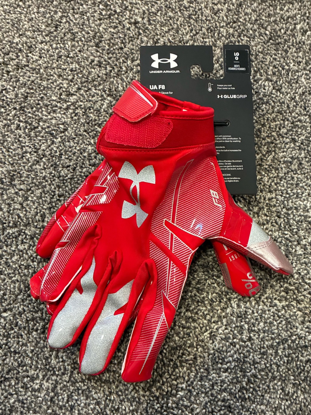 Under Armour F8 Football Gloves
